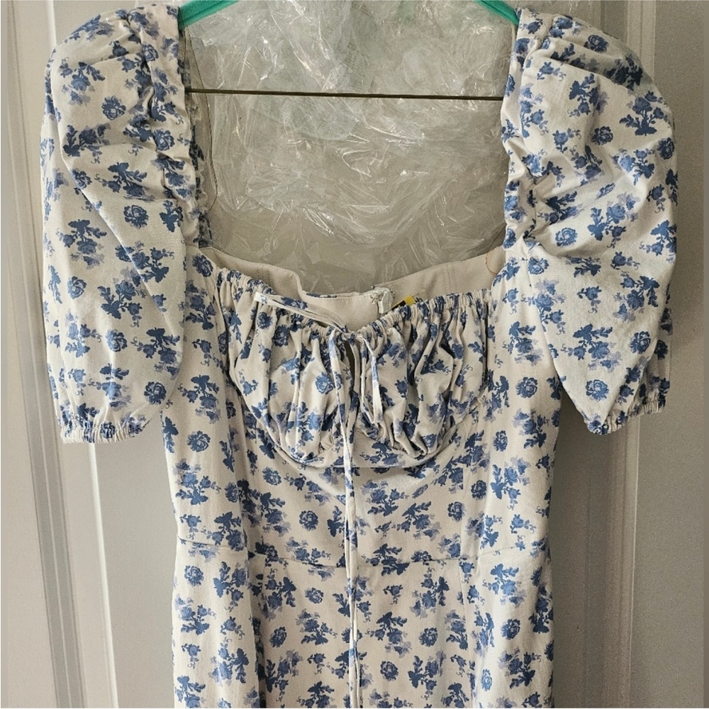 House of CB Tallulah blue/white dress - Picture 6 of 6